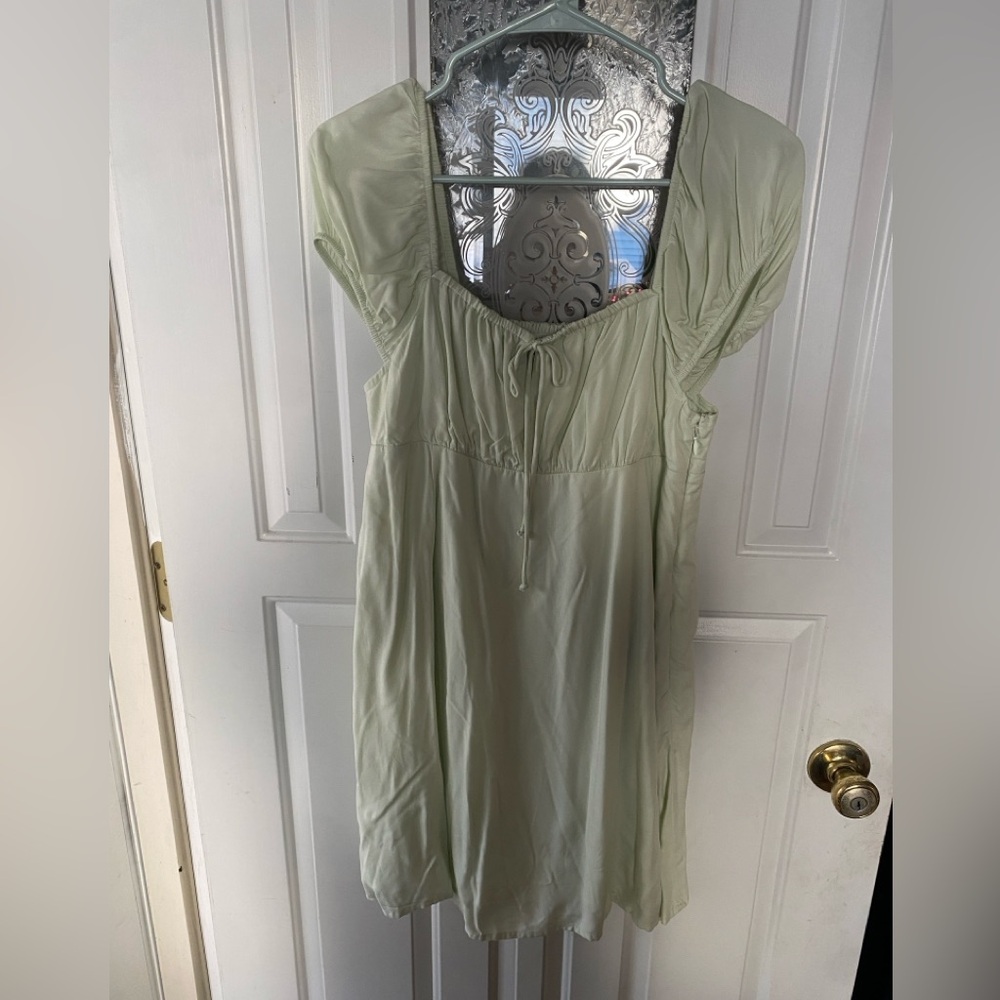 American Eagle Chic Light Green Mini Dress